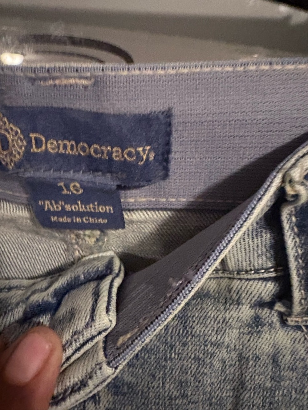 ✨ Democracy “Absolution” Embroidered Jeans | Size 16 | NWT ✨ - Picture 6 of 8